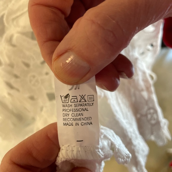 White Lace Battenberg dress - Picture 4 of 4